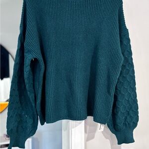 Xl Green Knit Sweater